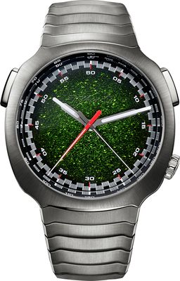 H. Moser & Cie. 6907-1205 Streamliner Flyback Chronograph Matrix Green Fumé